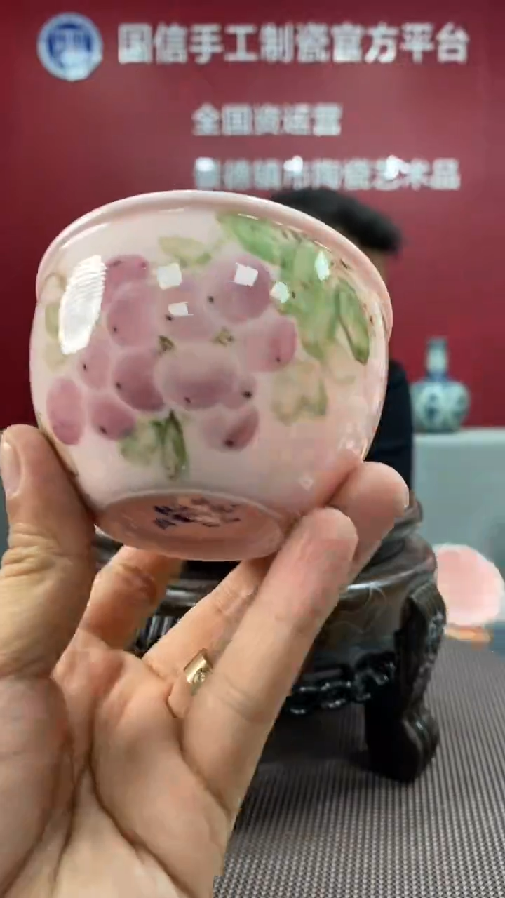 陶瓷b514景德镇瓷器一件