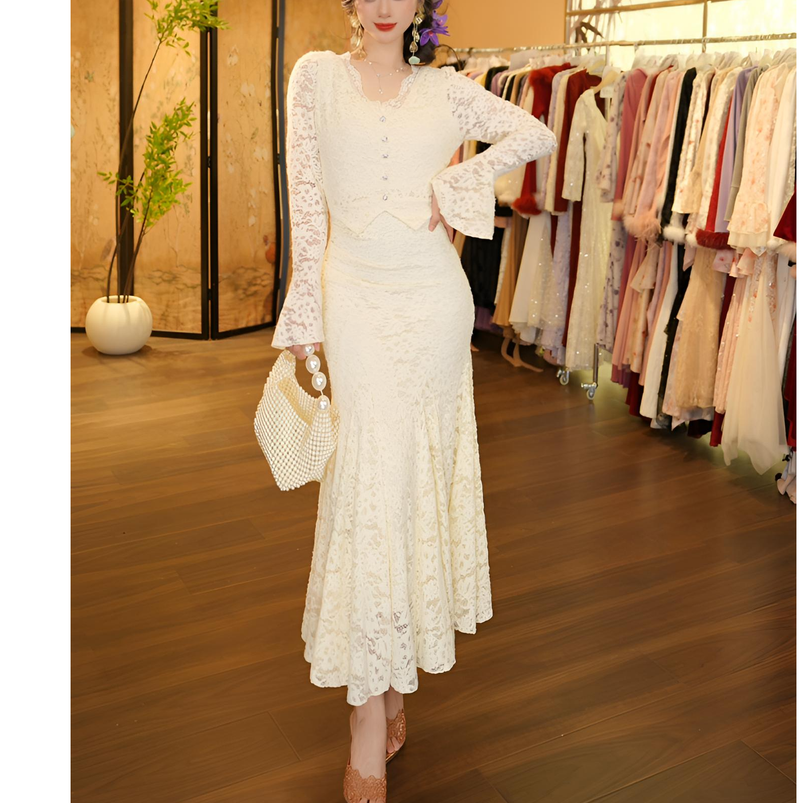 温迪专属-奶芙告白-852 连衣裙（A657）