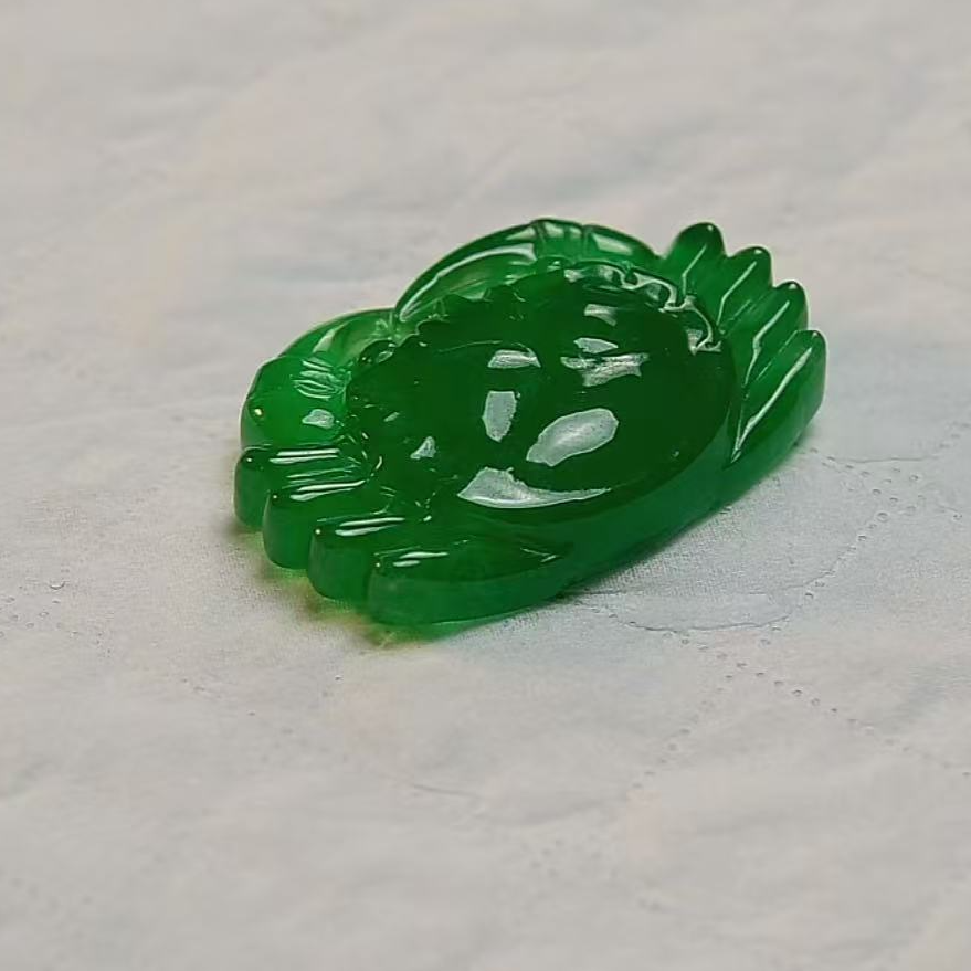 【华夏文物甄选商店02235】翡翠螃蟹