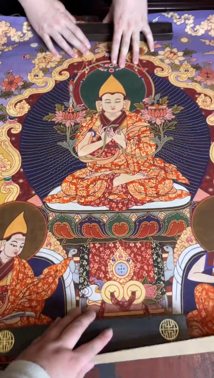 卷轴画手绘唐卡086