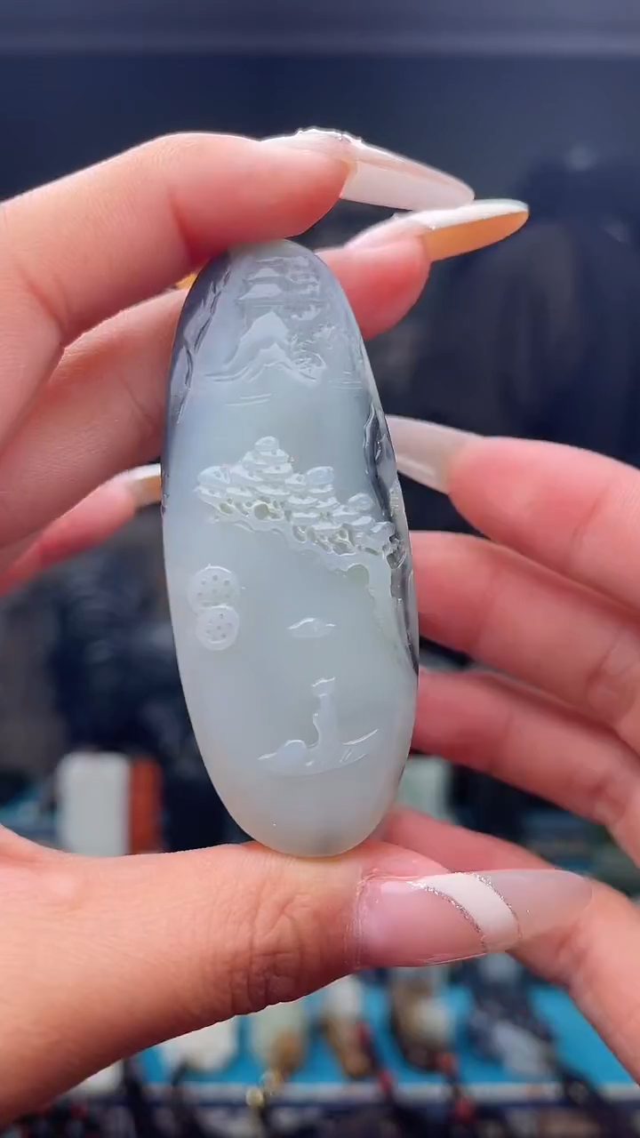 未镶嵌和田玉挂件1