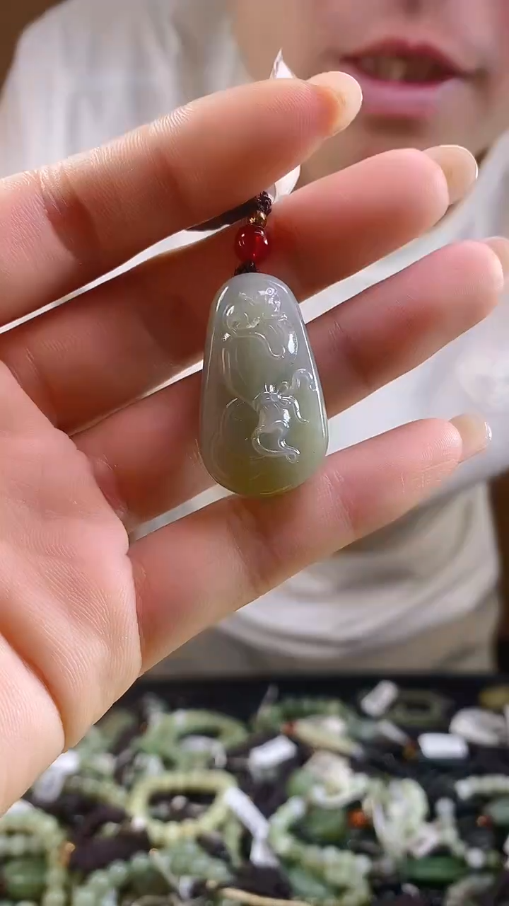 和田玉未镶嵌颈饰多样性发货，拍一发一