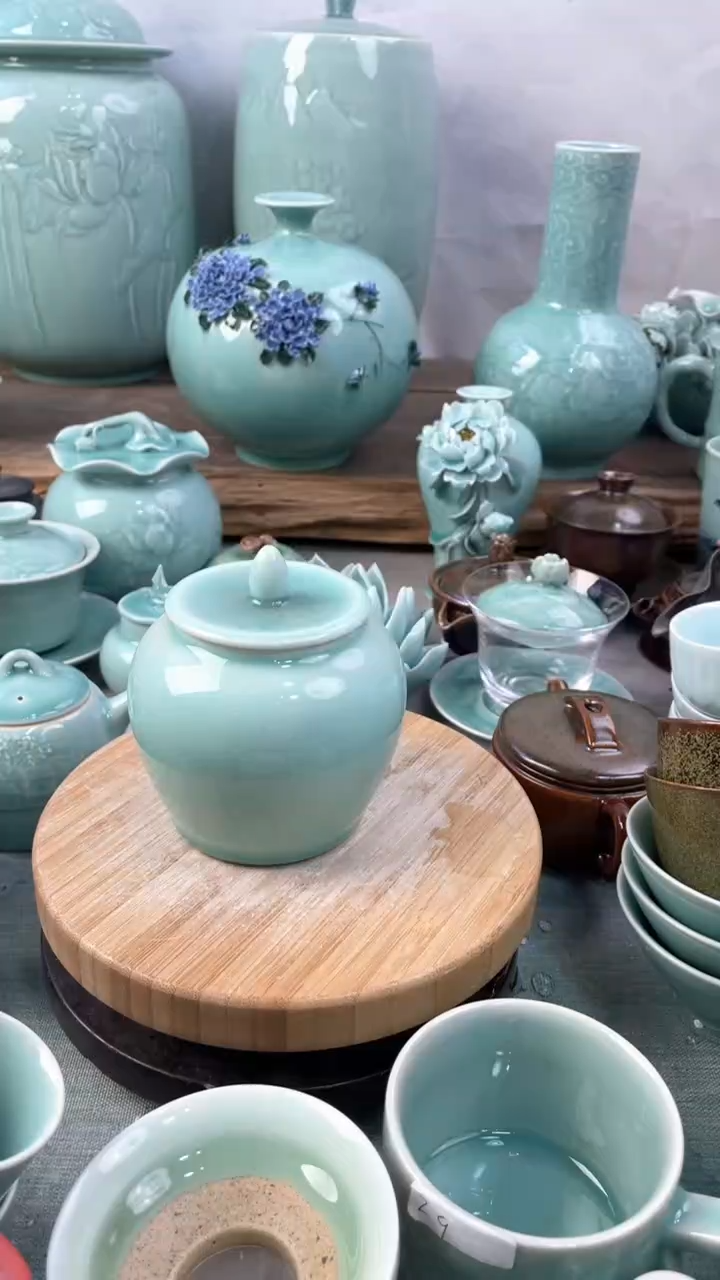 【闪购商品】特价 微瑕 慧仙青瓷