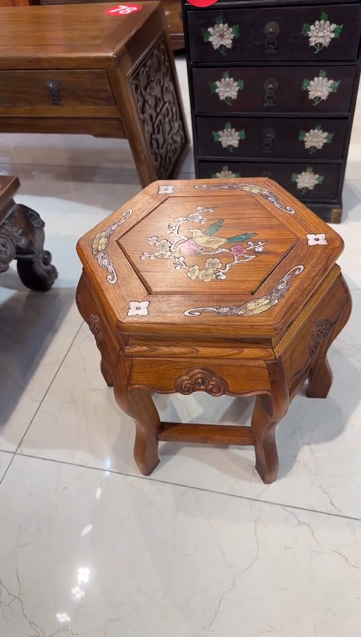 【闪购商品】木木艺喜鹊登梅六角凳368.888