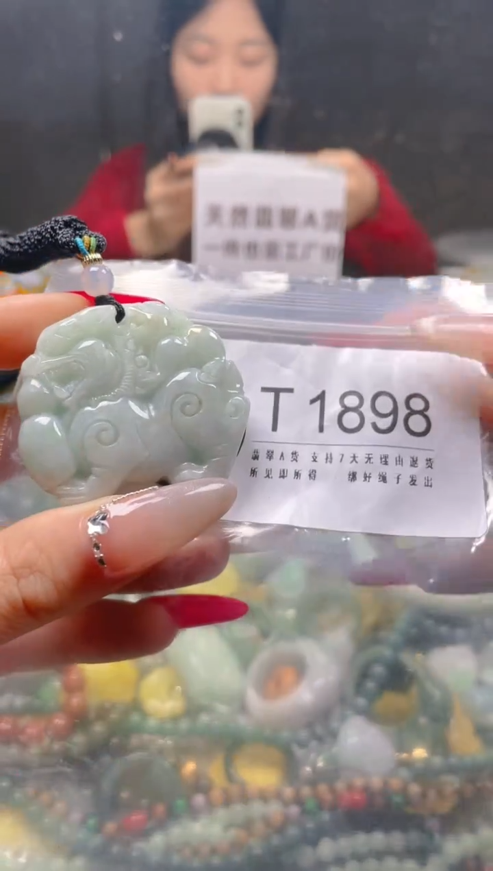 【闪购商品】翡翠颈饰未镶嵌/T/翡翠A货一图一物