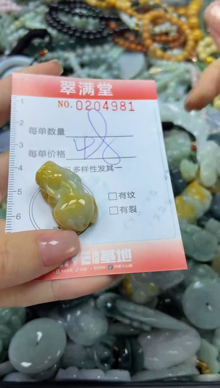 颈饰未镶嵌翡翠闪购0204981