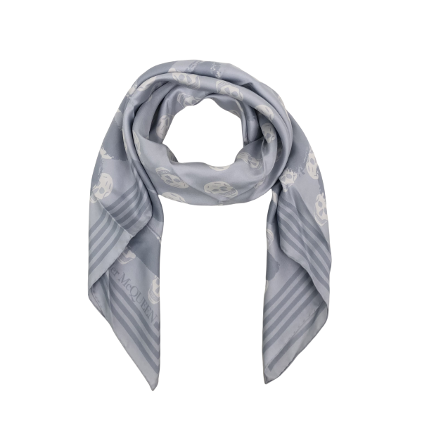 妃鱼/亚历山大麦昆/真丝/丝巾/95新/琰三20