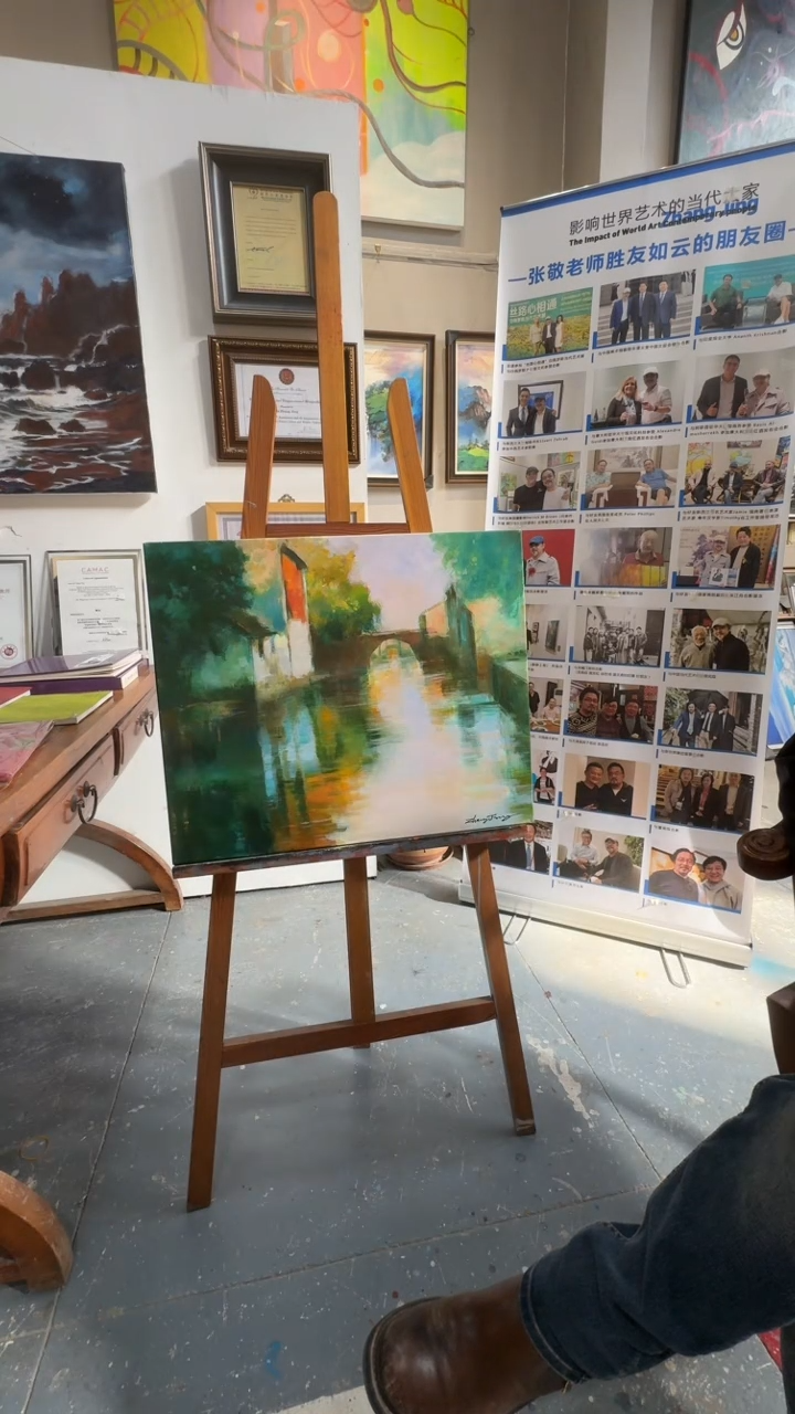 【闪购商品】绘画张敬手绘油画