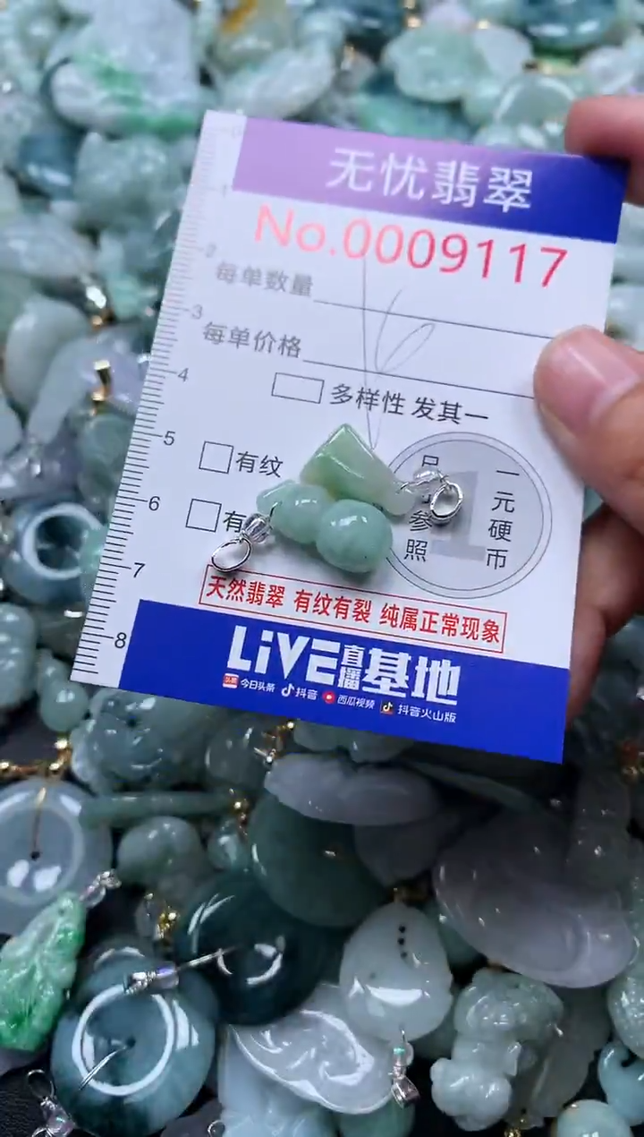 颈饰未镶嵌翡翠9117