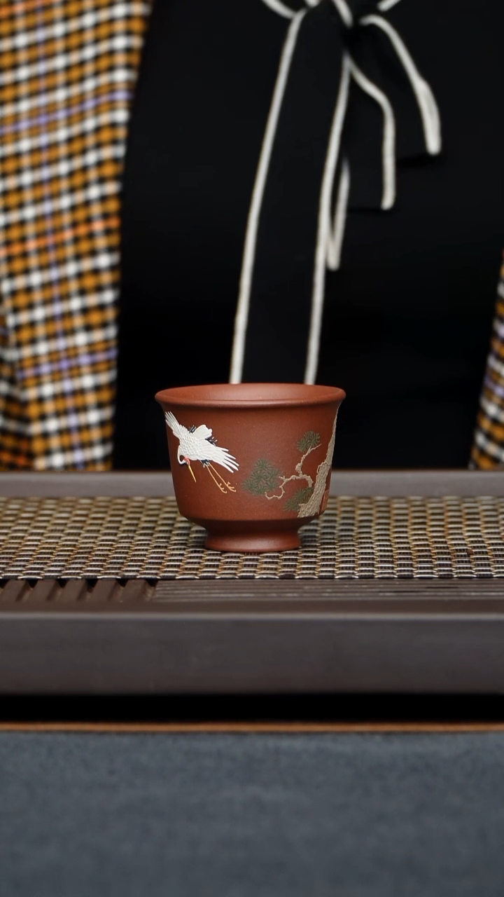 茶杯底槽青马蹄杯原矿零添加底槽清全手工制作100毫升