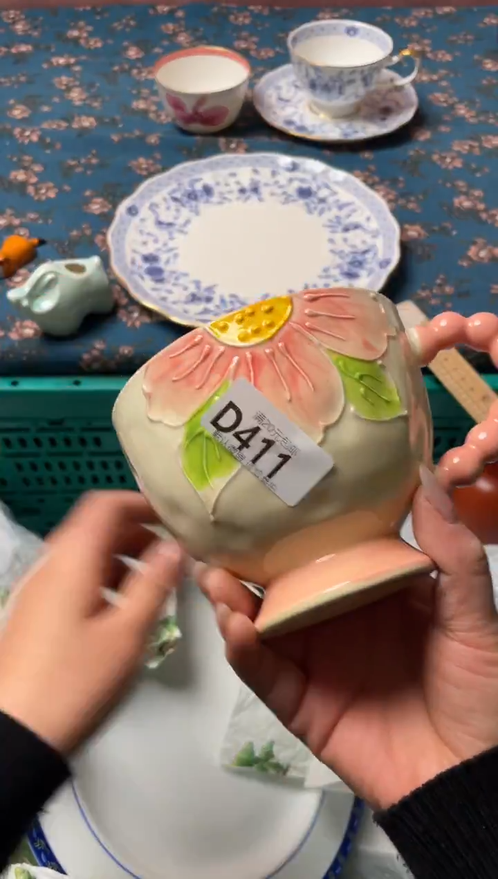 瓷片G*菌瓷器瓷器D411