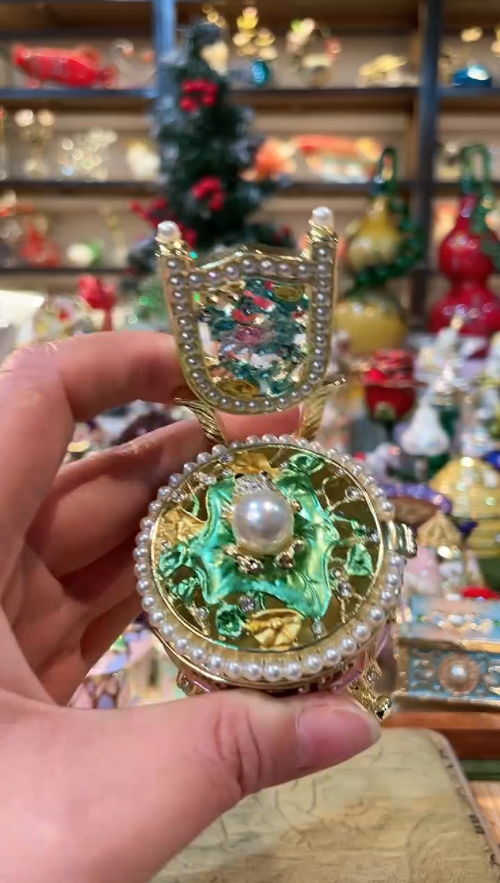 【闪购商品】精致珐琅彩首饰盒