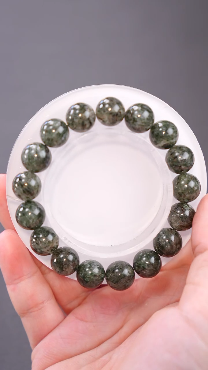 【闪购商品】水晶单圈未镶嵌Q035绿幽灵单圈11mm