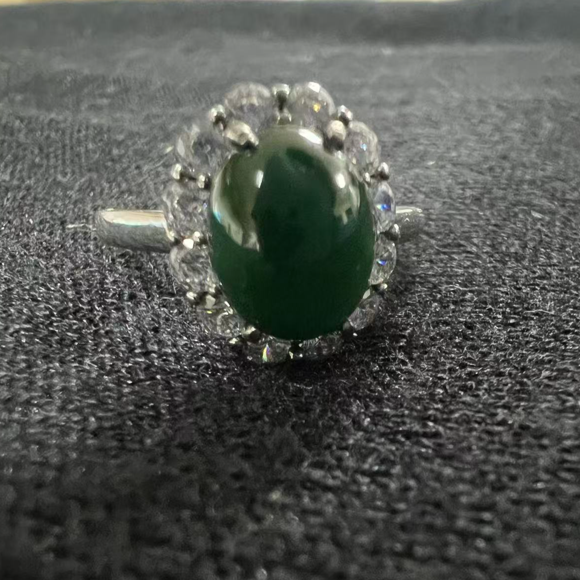 C2304翡翠S925戒指