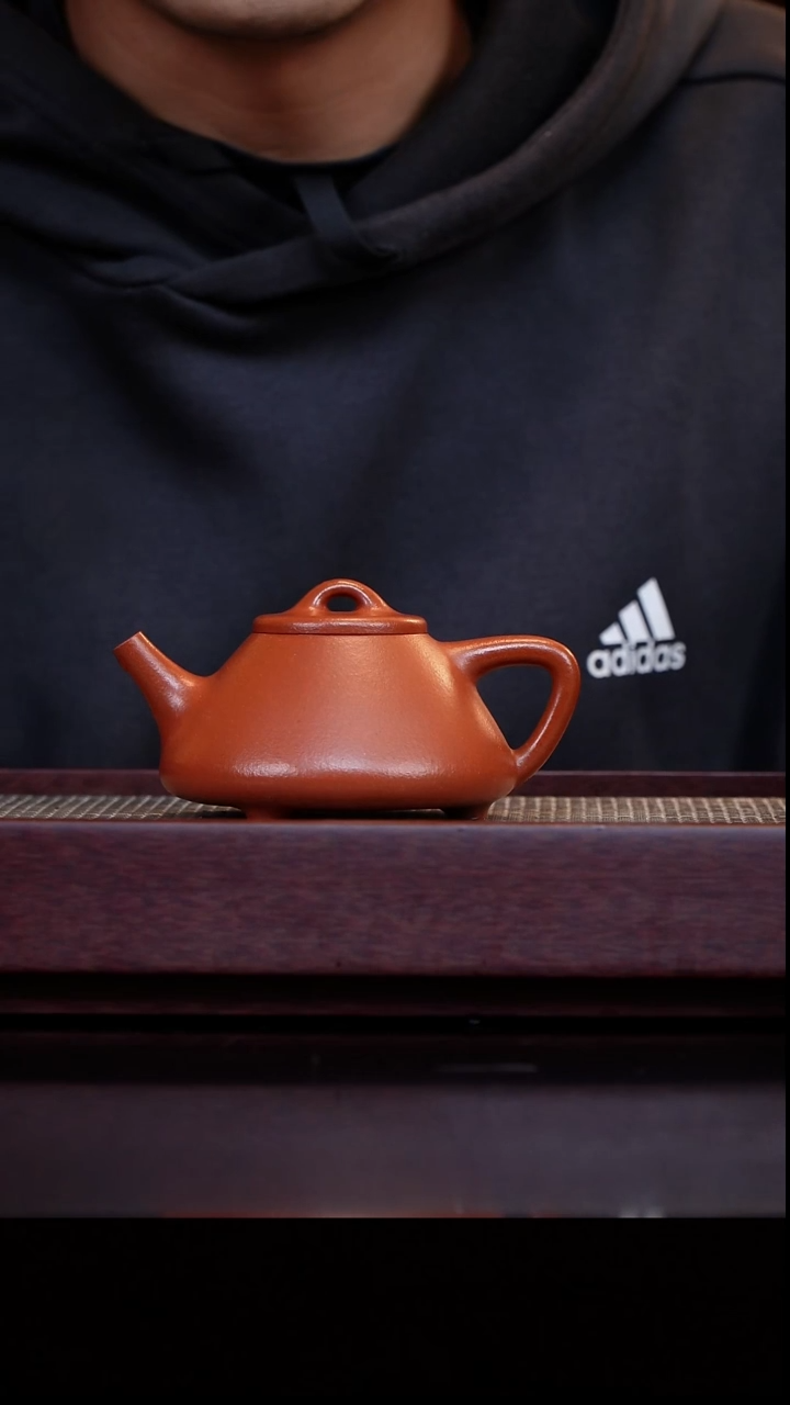 茶壶紫砂黄龙山红泥全手180cc