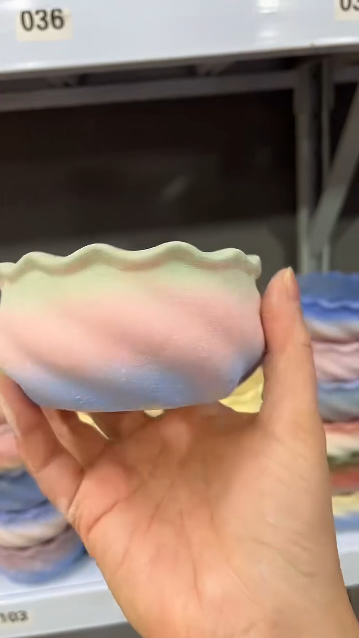  麦饭石粗陶多肉花盆9*5