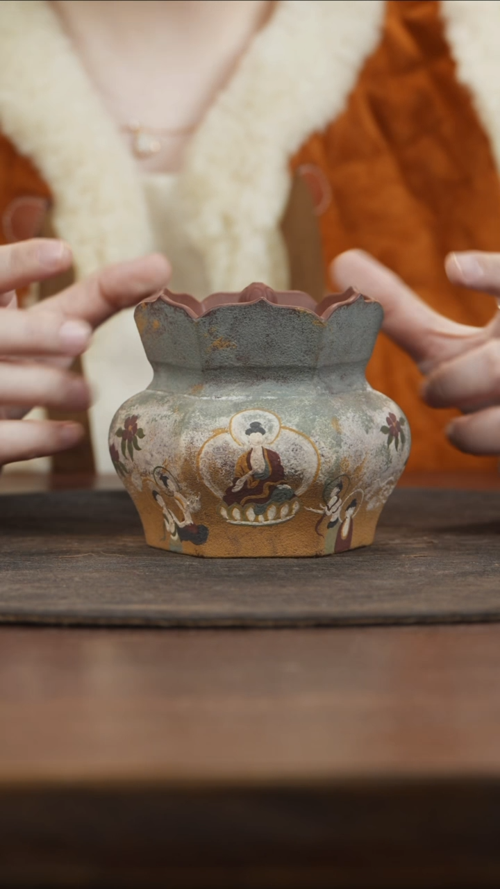 【闪购商品】紫砂茶叶罐敦煌僧帽罐