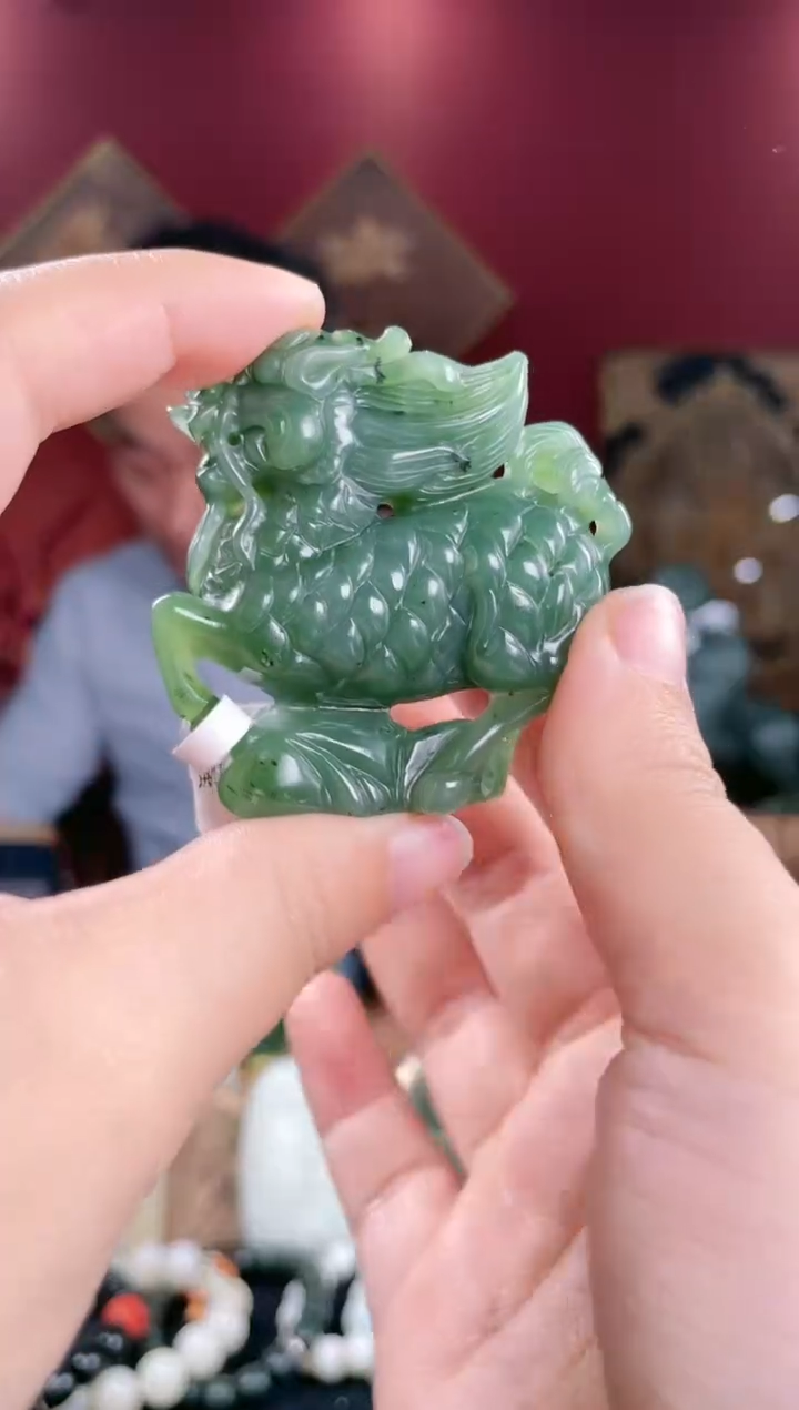 【闪购商品】和田玉颈饰未镶嵌麒麟