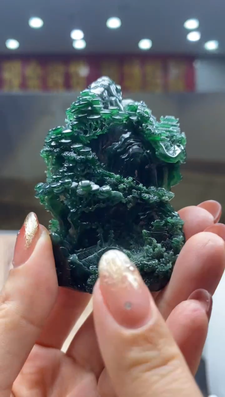 【闪购商品】定制翡翠未镶嵌********747配底座