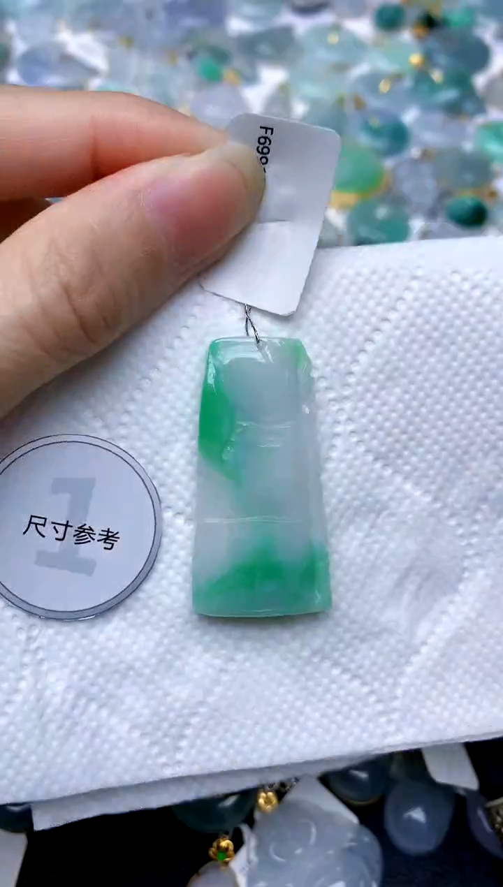 颈饰未镶嵌翡翠天然A货翡翠