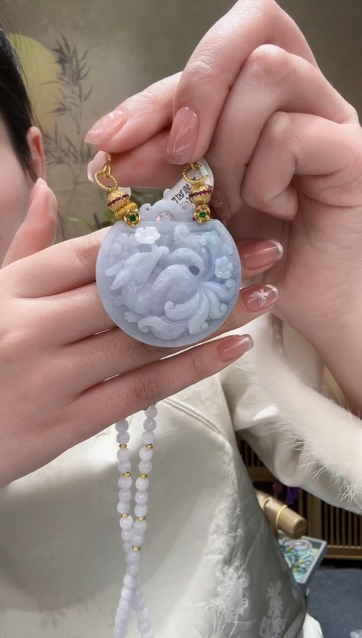 【闪购商品】翡翠颈饰未镶嵌吊坠