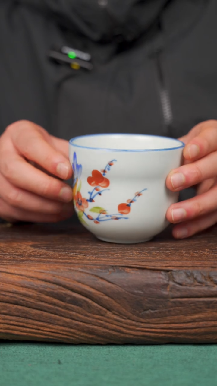 【闪购商品】瓷片85景德镇手绘釉下彩