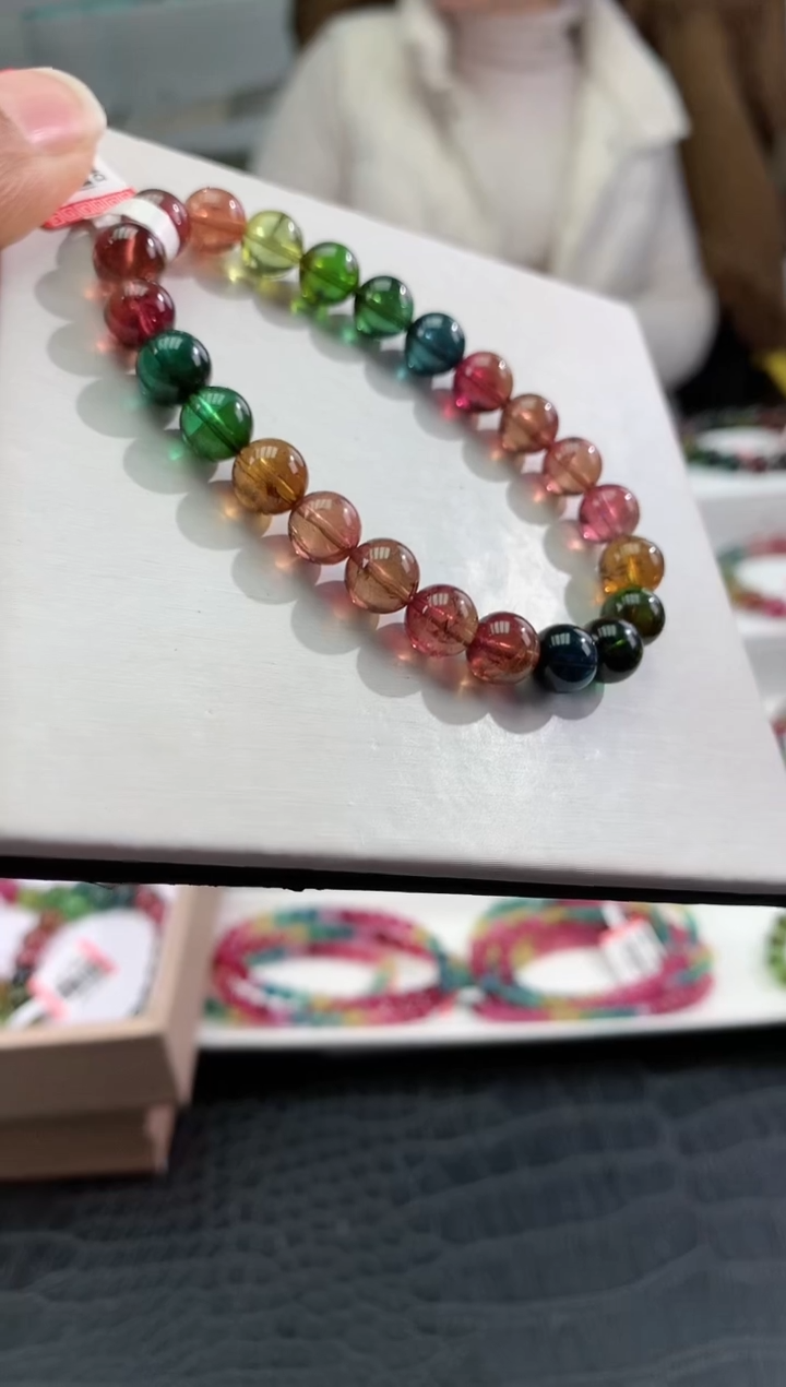 【闪购商品】碧玺手串未镶嵌多样性发一条