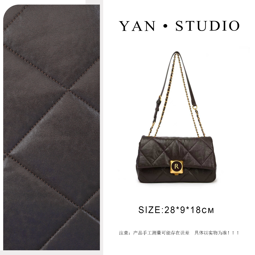 【艳姐甄选】BF-66595-咖啡色 轻奢时尚百搭新款女包