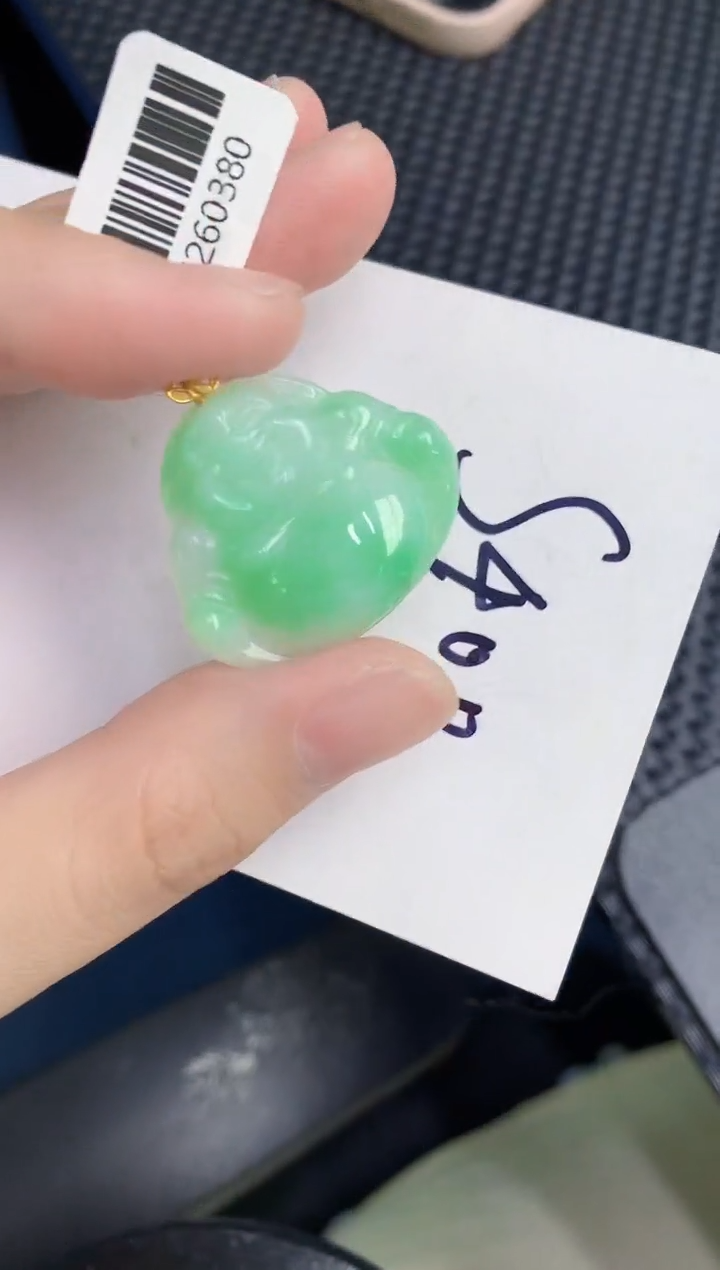 【闪购商品】翡翠颈饰18K金镶嵌0000000000