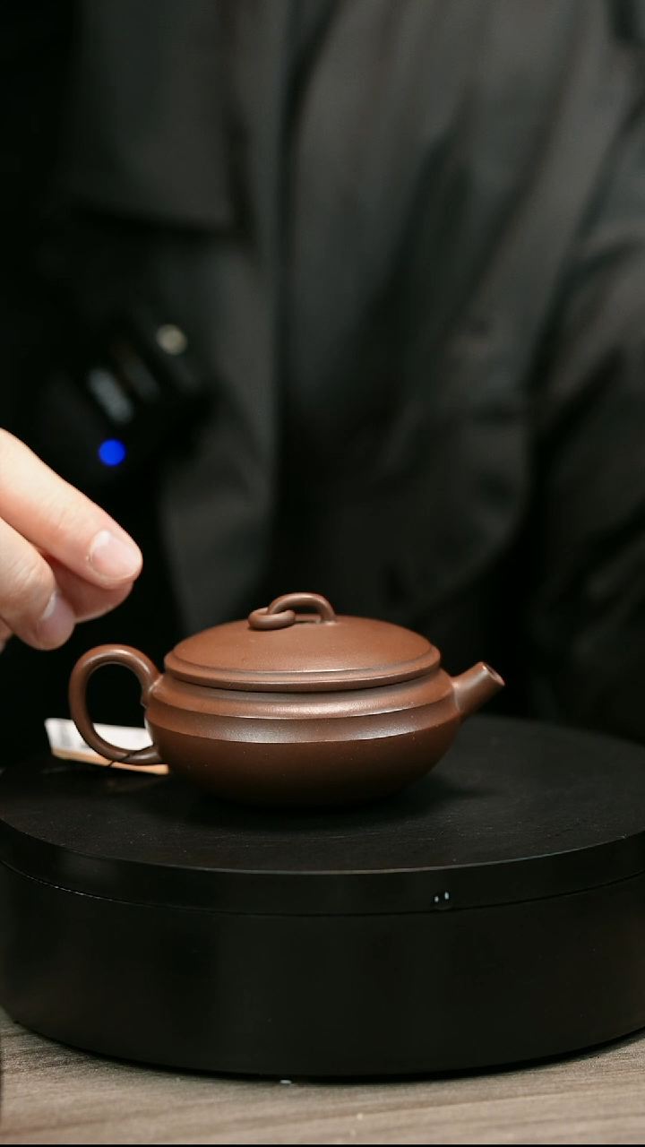 茶壶紫砂垂H2533赵信军光素单圈扁炉