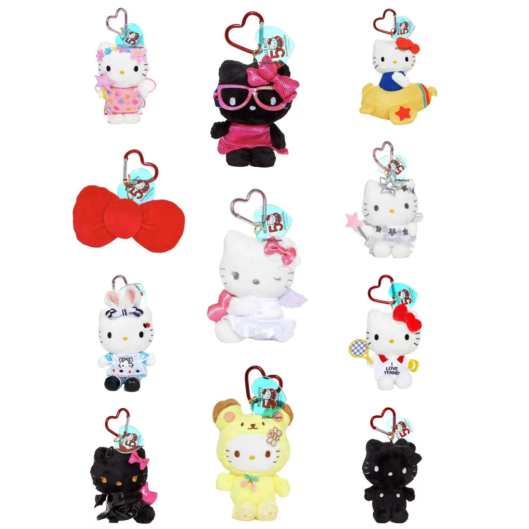 三丽鸥hello Kitty50周年限定kitty挂件