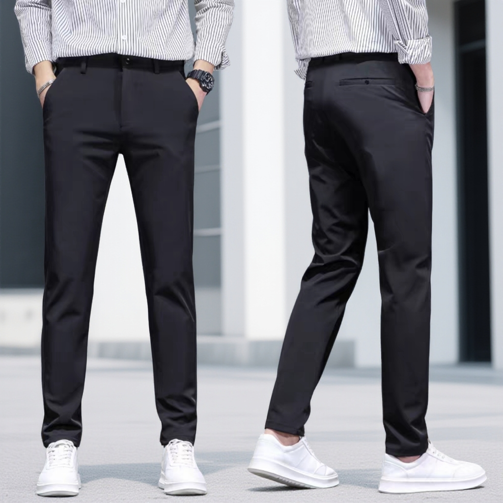 男士西裤秋冬百搭休闲垂坠感免烫西裤长裤