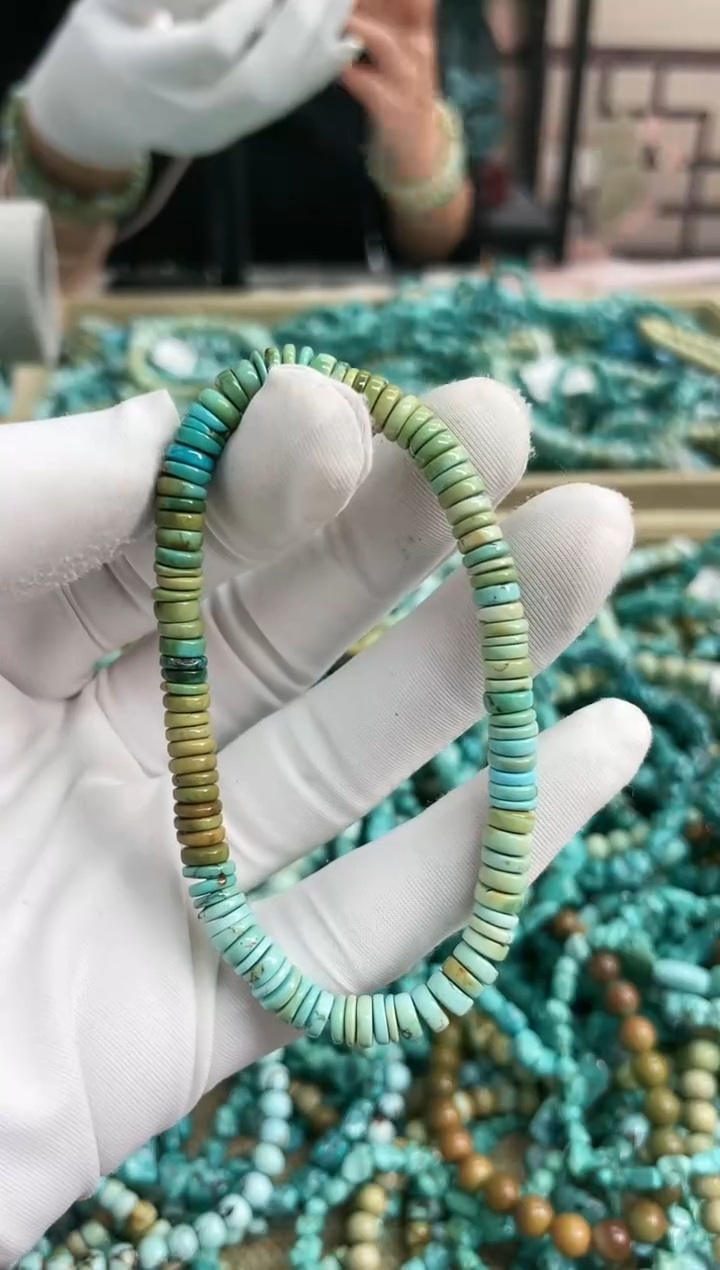 【闪购商品】绿松石珠宝奇石未镶嵌5mm+