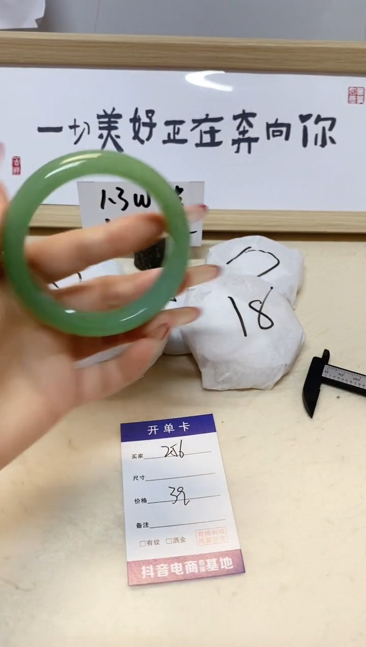 【闪购商品】石英质玉手镯未镶嵌256/58.3