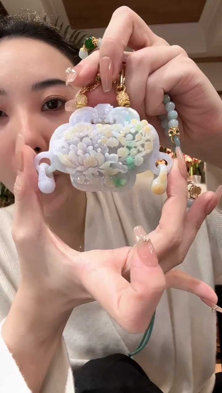 【闪购商品】翡翠颈饰未镶嵌国风