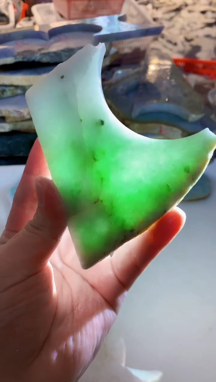 【闪购商品】翡翠未镶嵌颈饰0韩0翡翠珠515