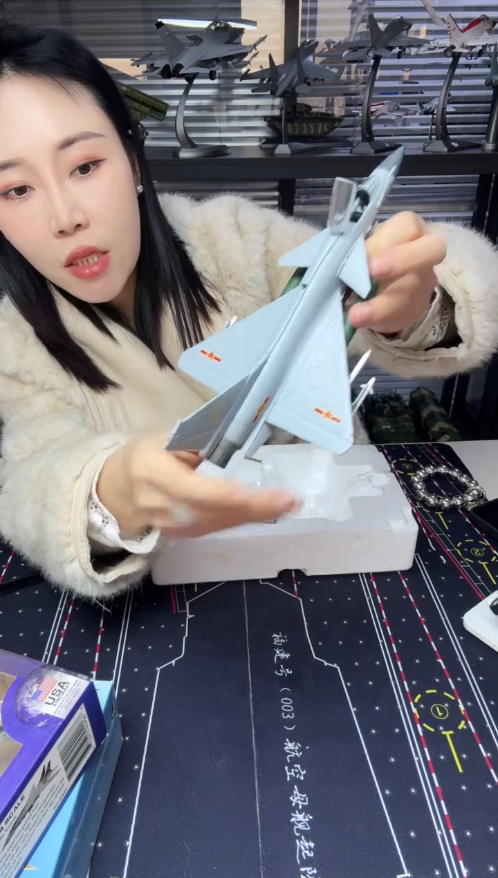1/72合金飞机模型歼1模型