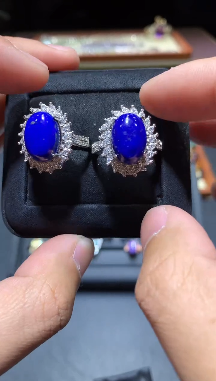 【闪购商品】青金石戒指未镶嵌H40【多样性发其一】