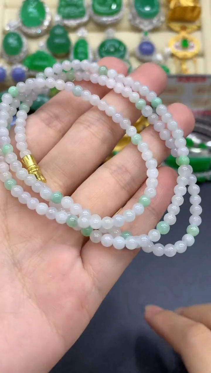 颈饰未镶嵌翡翠136-中国好珍宝