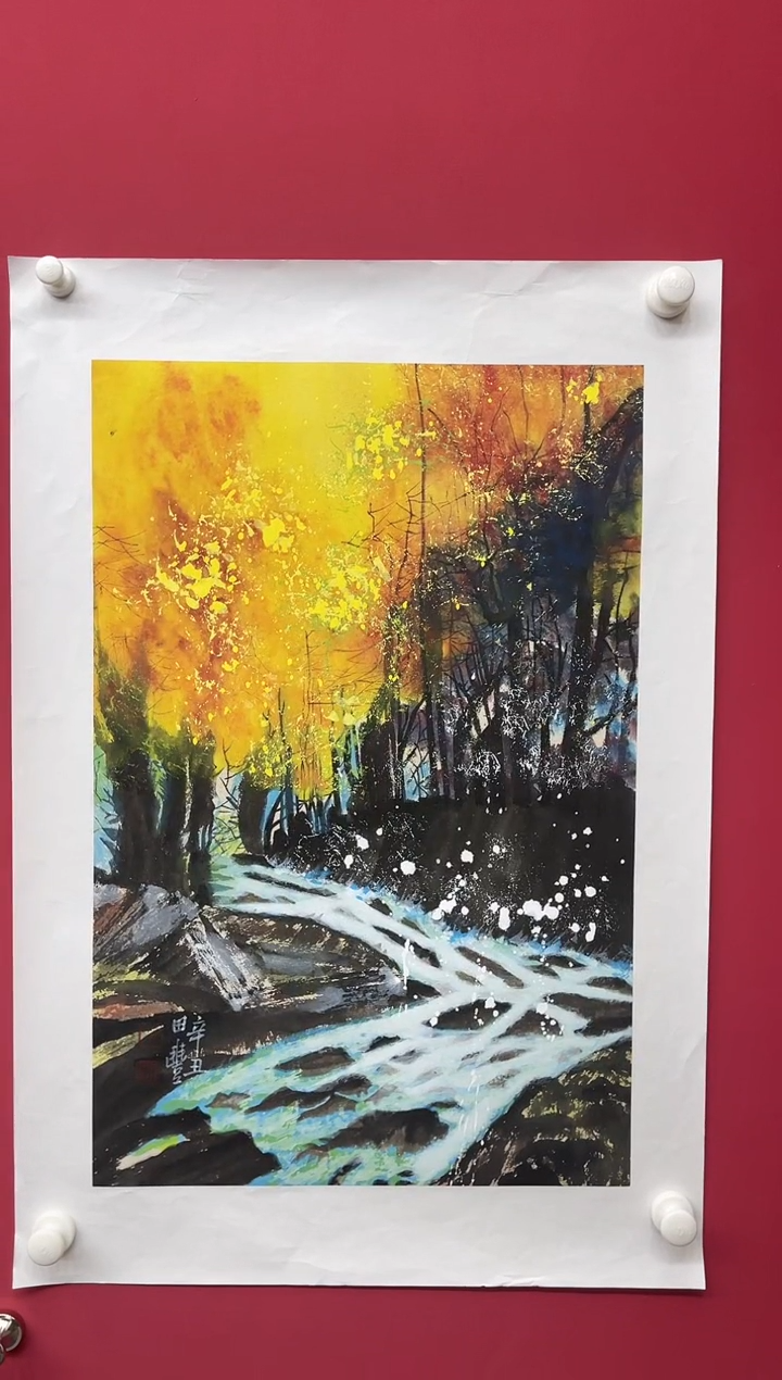 【闪购商品】国画国画田丰--山水/无框W！！！