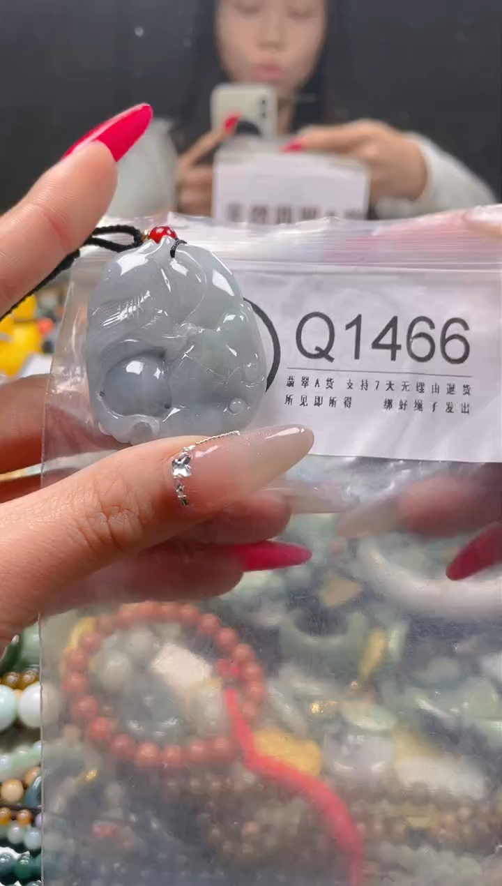 【闪购商品】翡翠颈饰未镶嵌/Q/翡翠A货一图一物