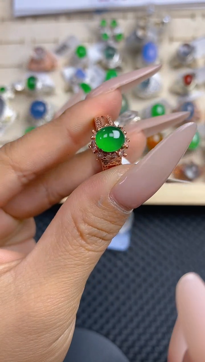 【闪购商品】定制翡翠未镶嵌天然A货翡翠172