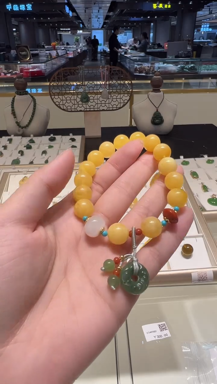 【闪购商品】蜜蜡手串未镶嵌@@WSSL0333
