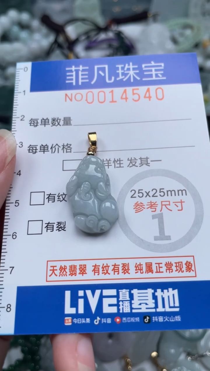 颈饰未镶嵌翡翠14540