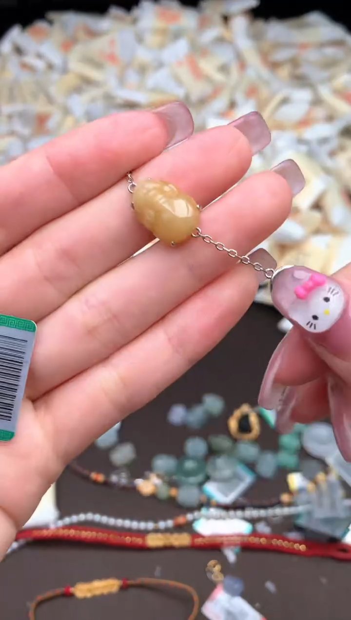 【闪购商品】翡翠手链银S925镶嵌—