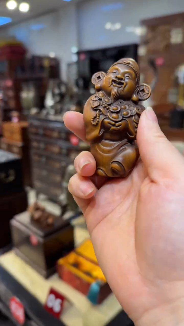 木黄杨木财神68.888888888888