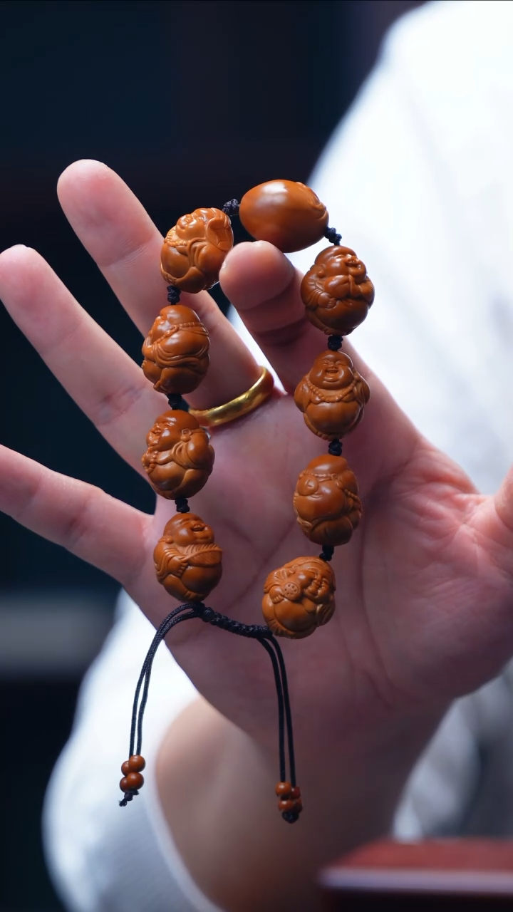 【闪购商品】橄榄核手串/手链【八宝弥勒】