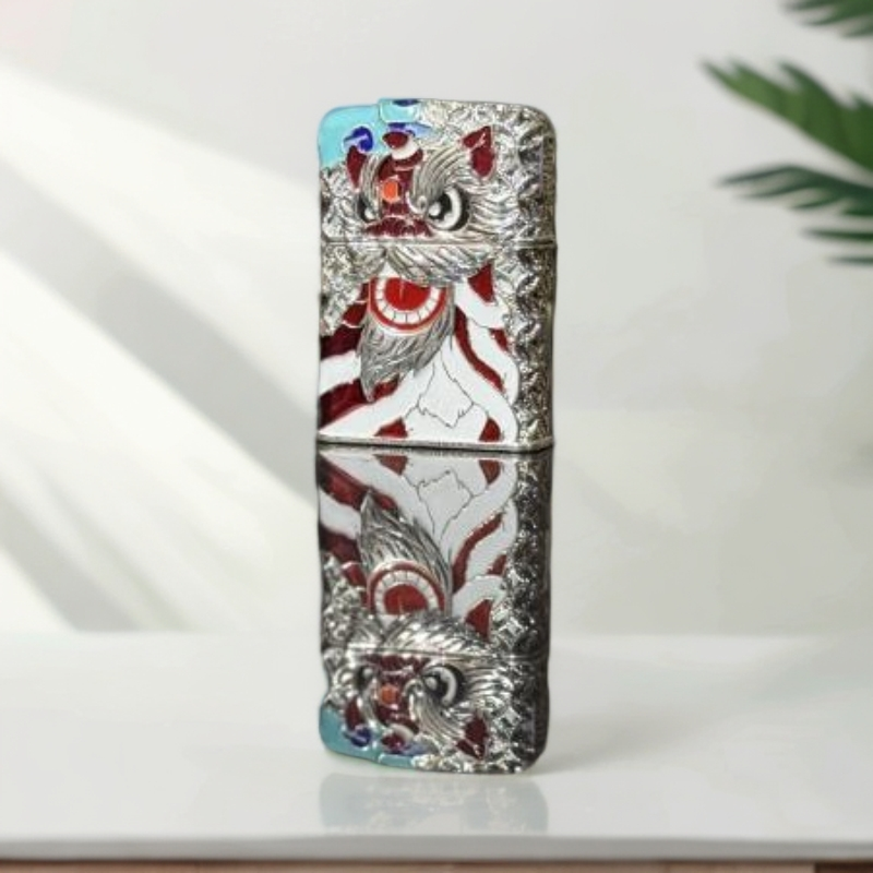 吉祥如意（银）狮子（夜光） 煤.油机L