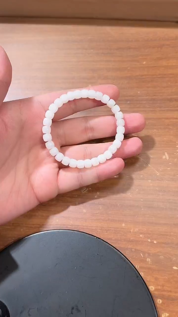 【闪购商品】和田玉手串未镶嵌0949  极限弧手串