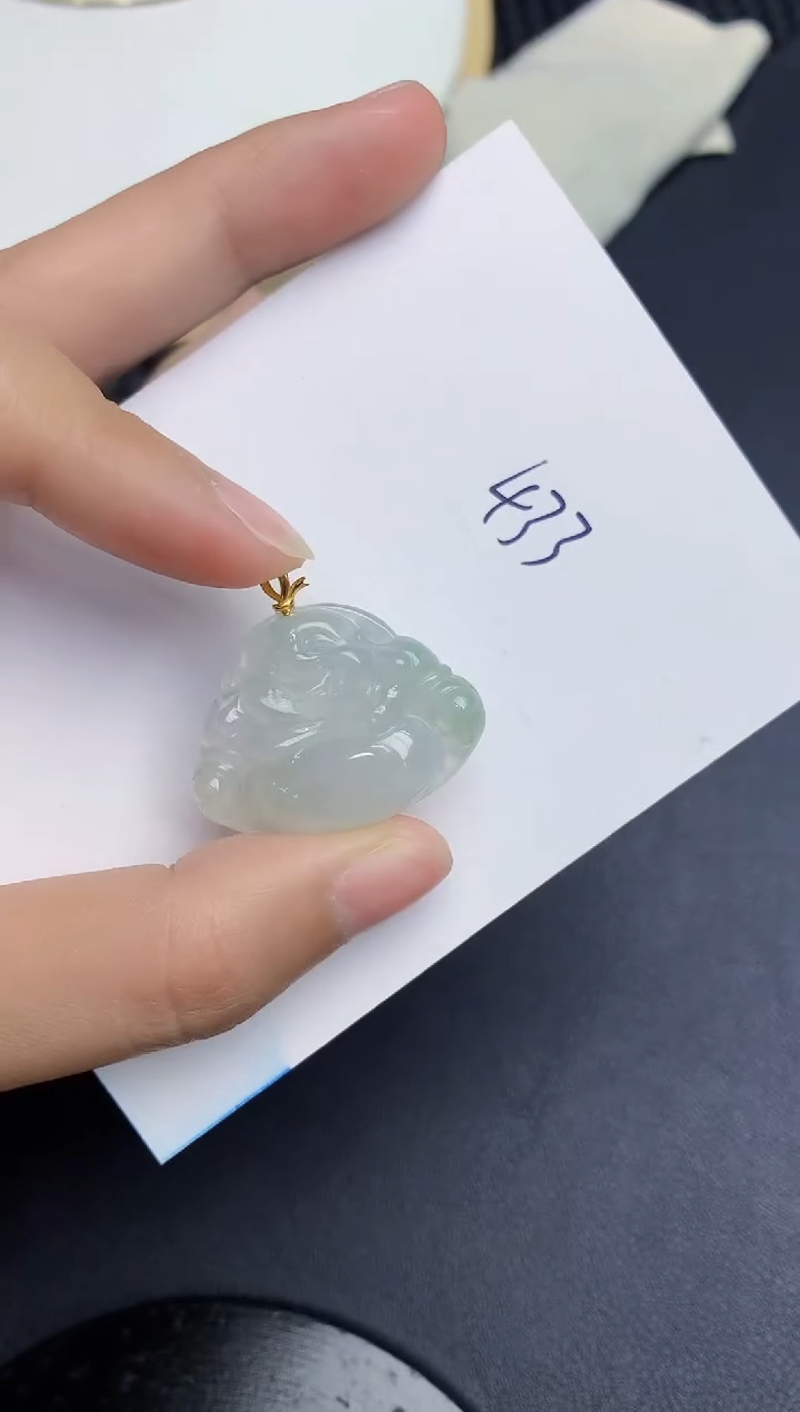 【闪购商品】翡翠颈饰18K金镶嵌000000000